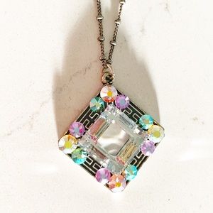 Anne Koplik jeweled statement piece necklace